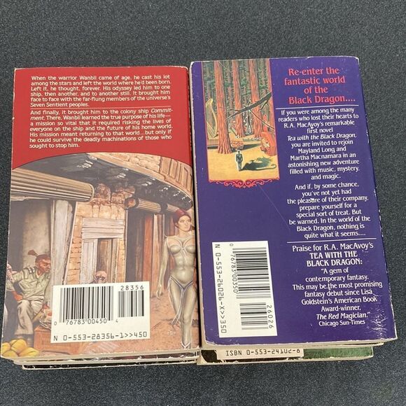 R.A. MacAvoy Vintage 1980s Lot of 6 Softcover Fantasy Science Fiction Books‎ - Picture 10 of 16